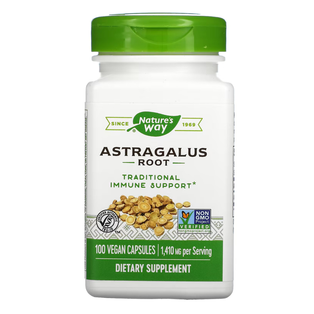 Astragalus Root - 100 vcaps. Фото 3