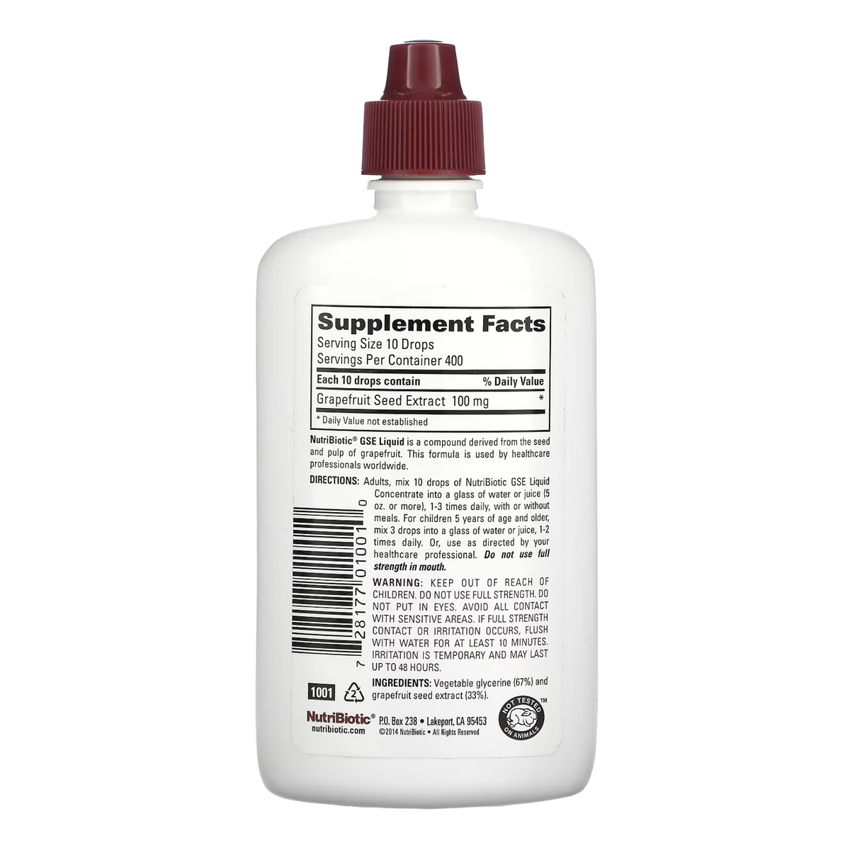 GSE Liquid Concentrate - 118 ml. Фото 4