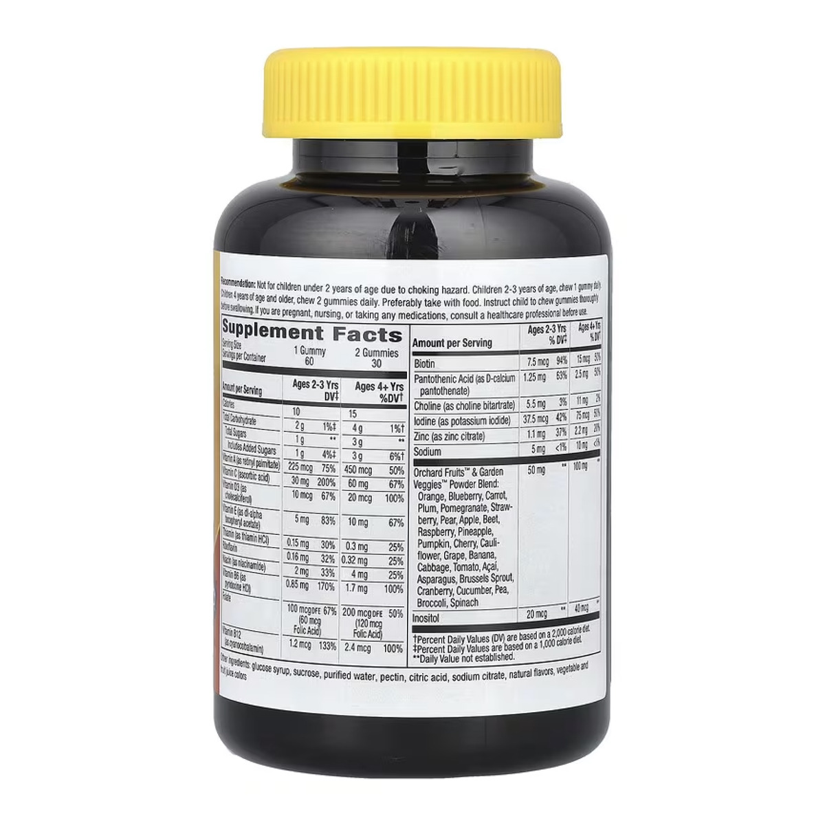 Alive! Children's Gummy Multivitamin, Gluten Free, Made with Pectin - 60 gummies. Фото 2
