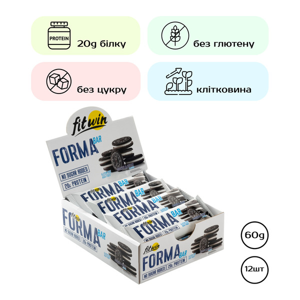 Forma Bar - 12x60g Cookies and Cream. Фото 5
