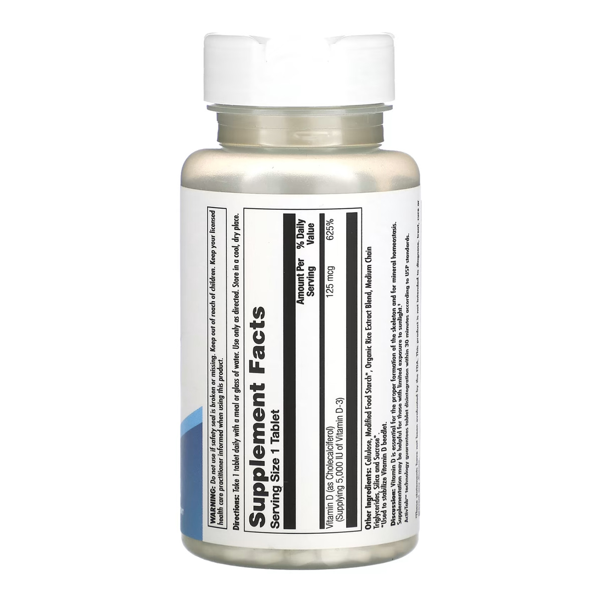 D3 125mcg - 60 tabs. Фото 4