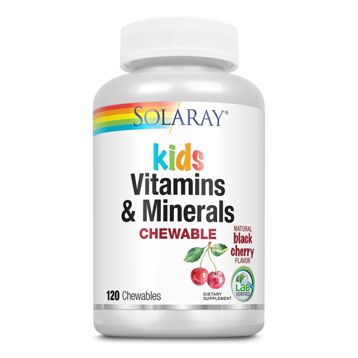 Kids Vitamins & Minerals - 120 chewables Black Cherry. Фото 3