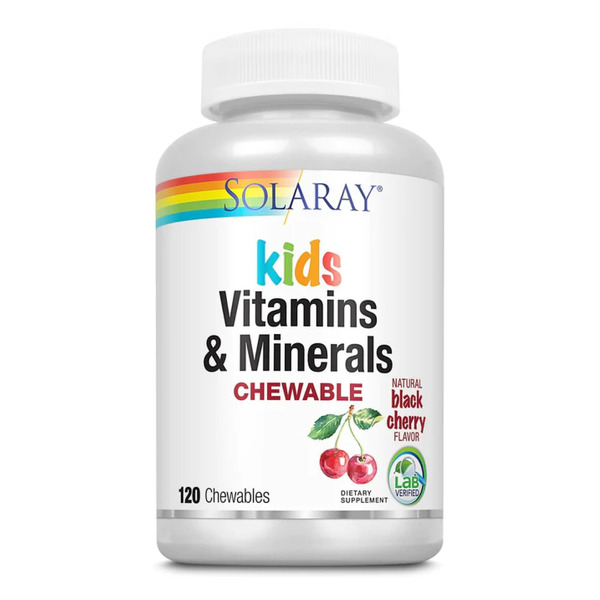 Kids Vitamins & Minerals - 120 chewables Black Cherry. Фото 3