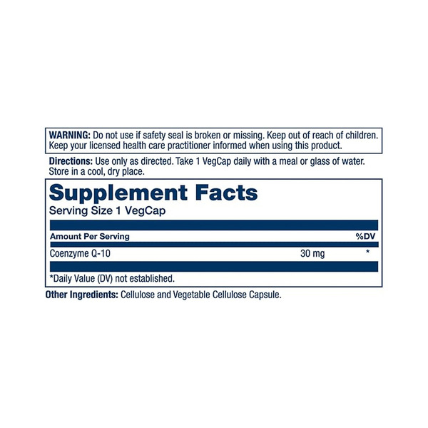 Pure CoQ10 30mg - 60 vcaps. Фото 4