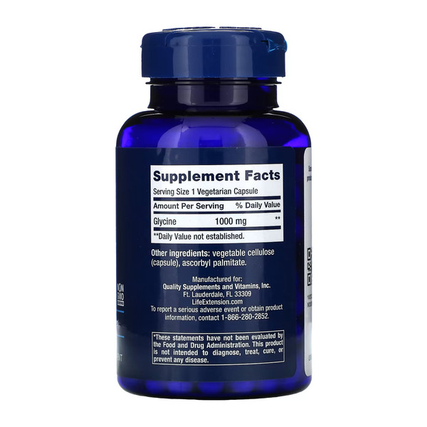 Glycine 1000 mg - 100 vcaps. Фото 2