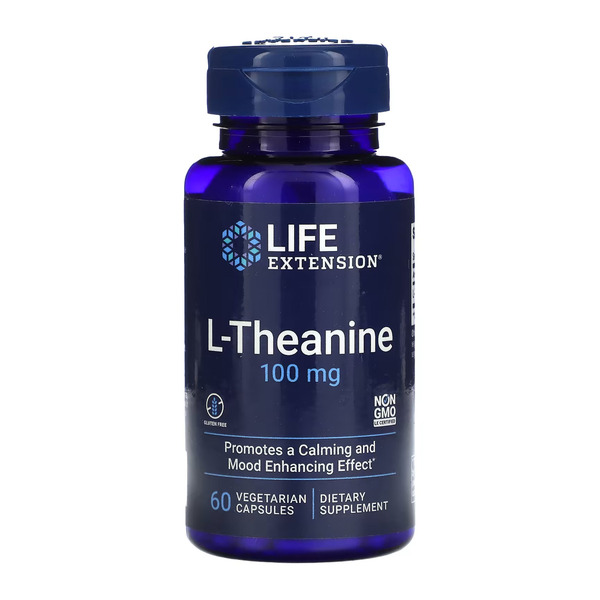 L-Theanine 100 mg - 60 vcaps. Фото 3