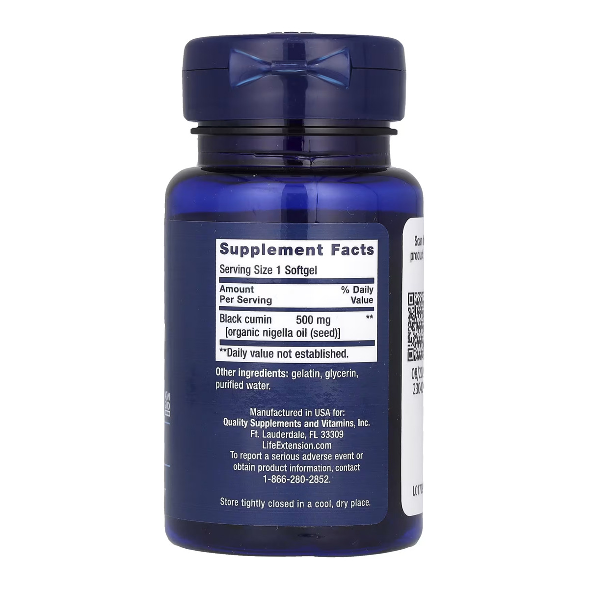 Black Cumin Seed Oil - 60 softgels. Фото 4