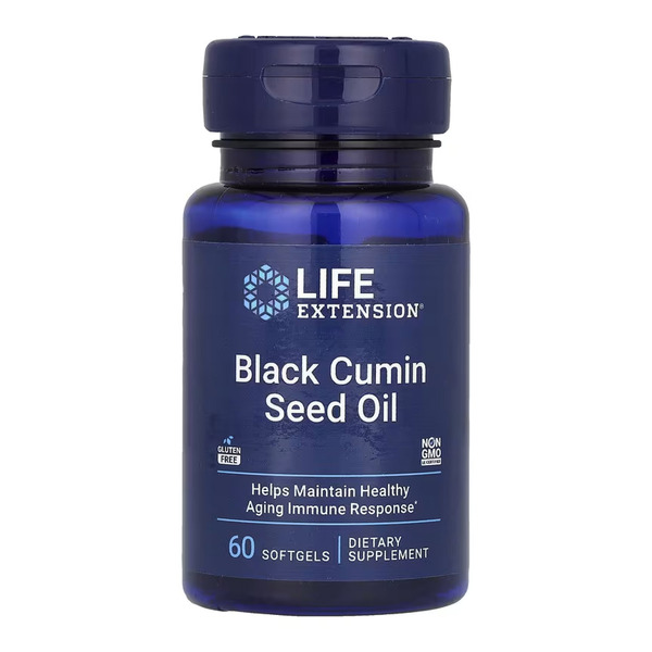 Black Cumin Seed Oil - 60 softgels. Фото 3