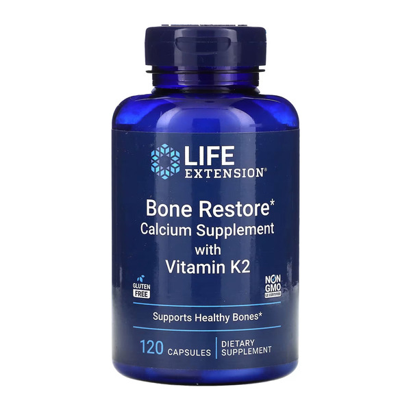 Bone Restore with Vitamin K2 - 120 caps. Фото 3