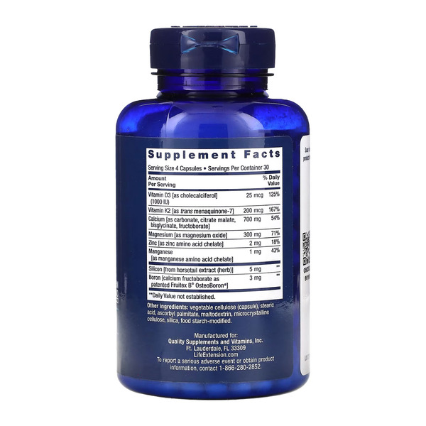 Bone Restore with Vitamin K2 - 120 caps. Фото 2