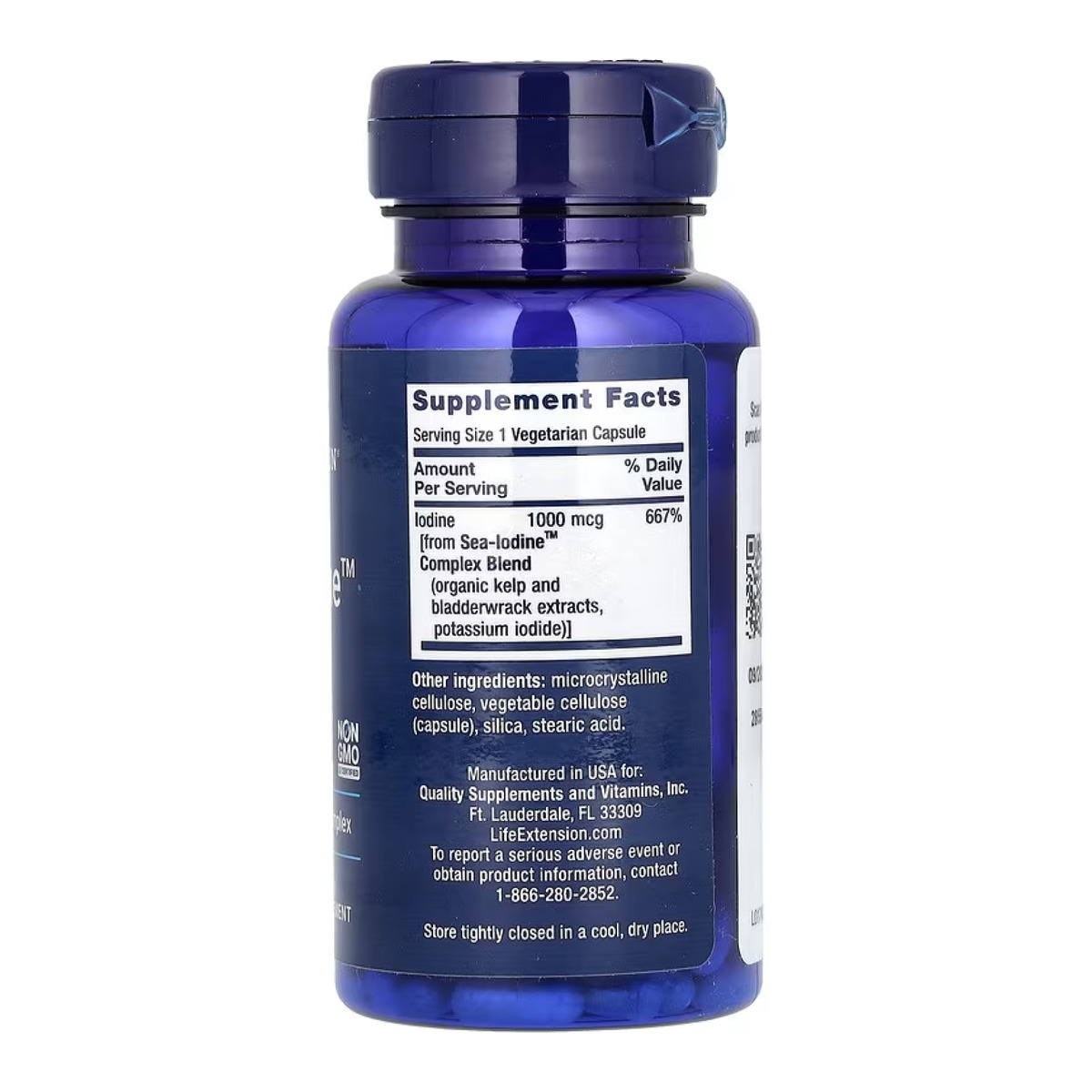 Sea-Iodine™ 1000mcg - 60 vcaps. Фото 4