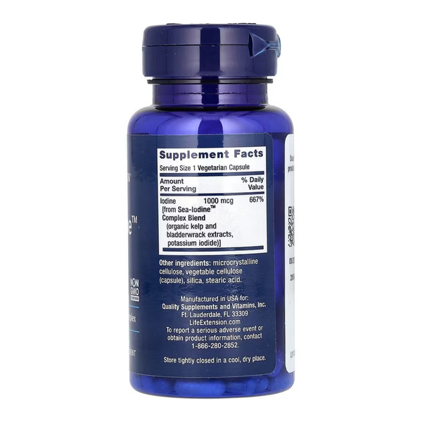 Sea-Iodine™ 1000mcg - 60 vcaps. Фото 4