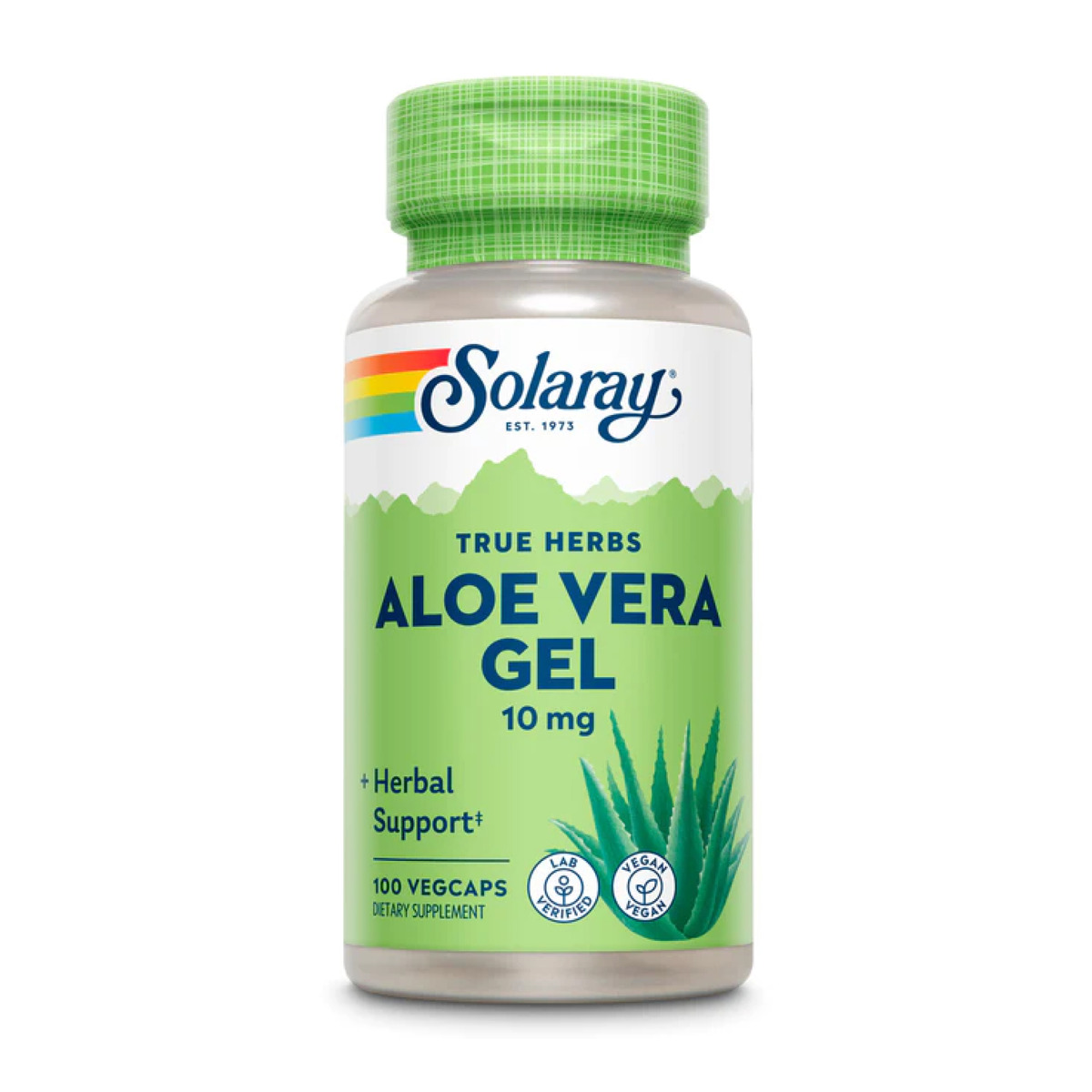 Aloe Vera Gel 10mg - 100 vcaps. Фото 3