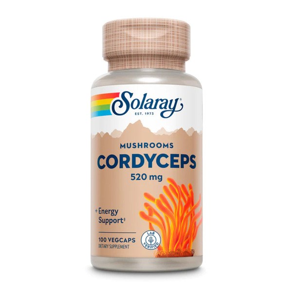 Cordyceps Mushroom 520mg - 100 vcaps. Фото 3