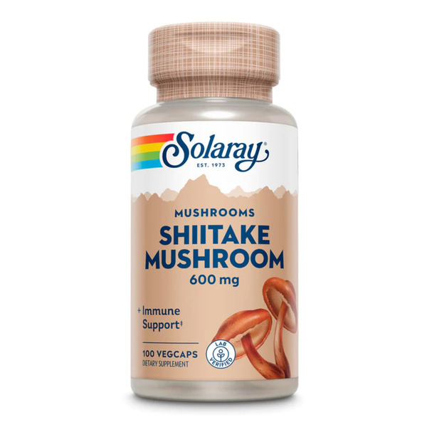 Shiitake Mushroom 600mg - 100 vcaps. Фото 3
