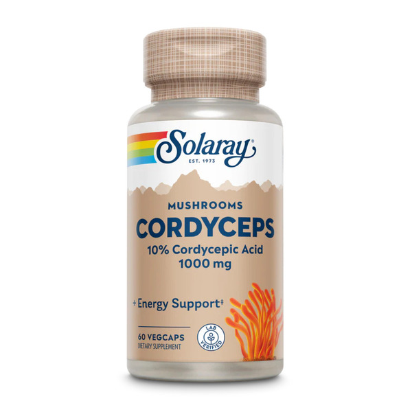 Cordyceps Mushroom Extract 1000mg - 60 vcaps. Фото 3