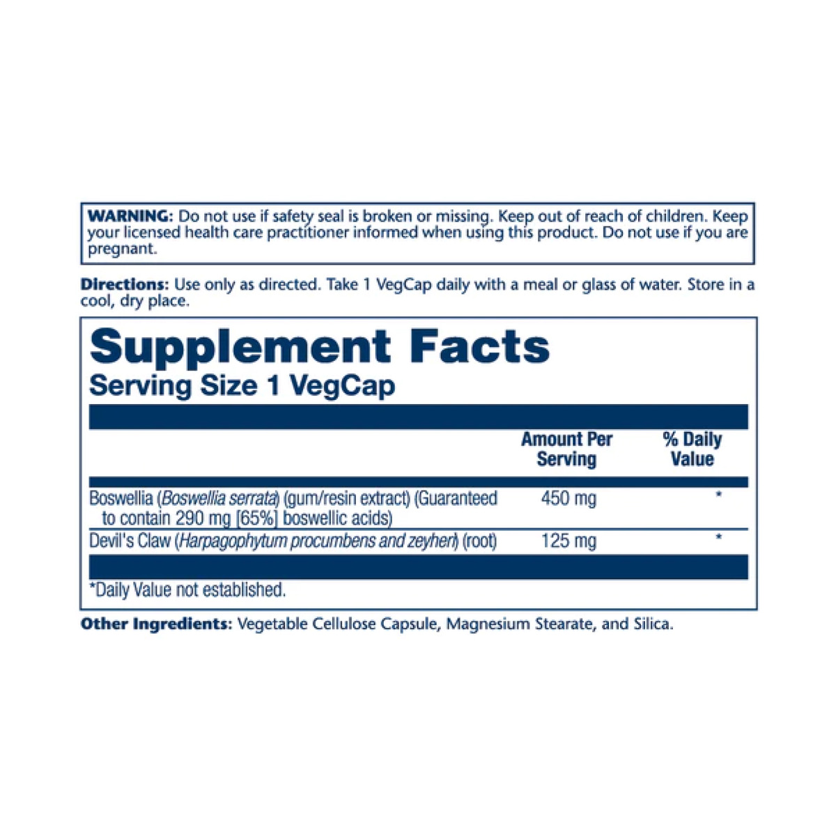 Boswellia Resin Extract 450mg - 60 vcaps. Фото 2