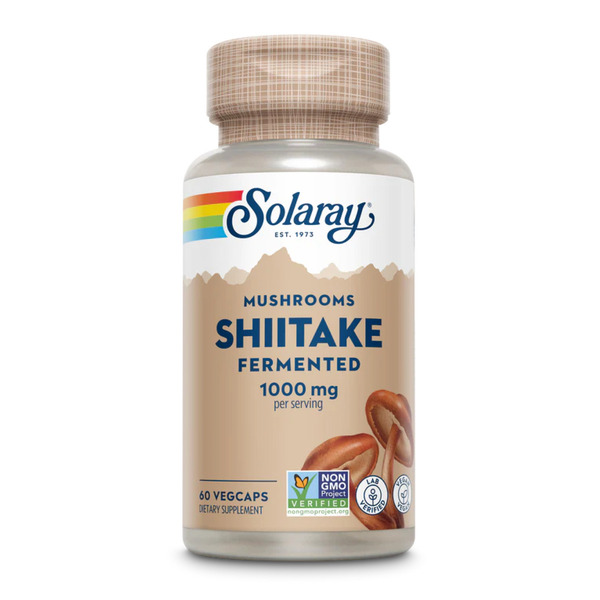 Fermented Shiitake Mushroom 1000mg - 60 vcaps. Фото 3