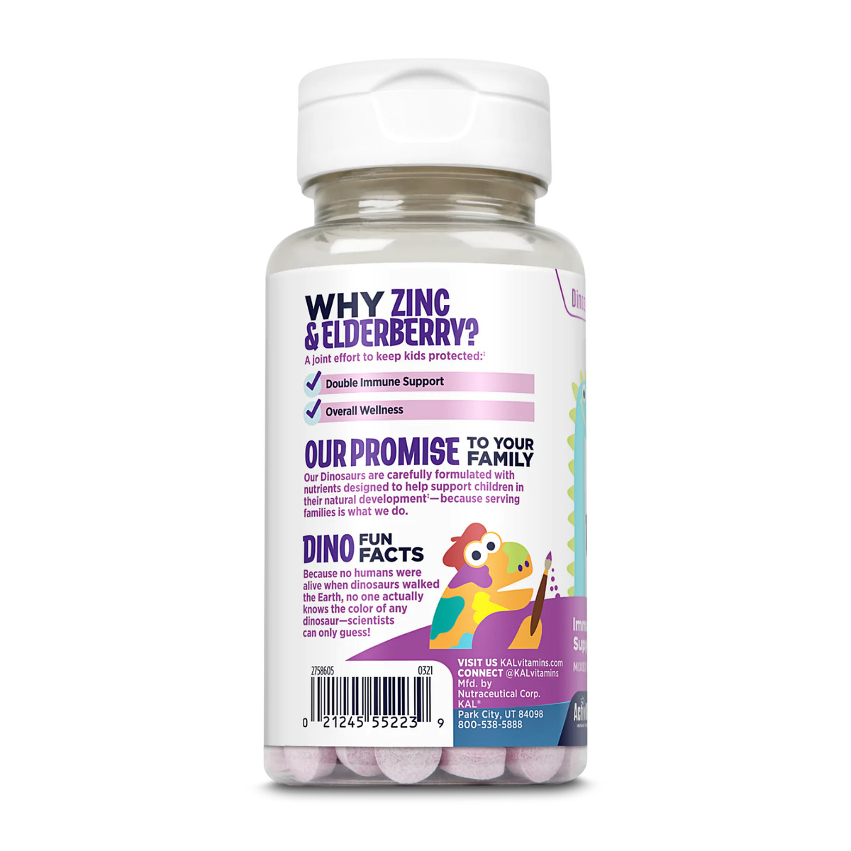Zinc Elderberry 5mg - 90 tabs Berry. Фото 3