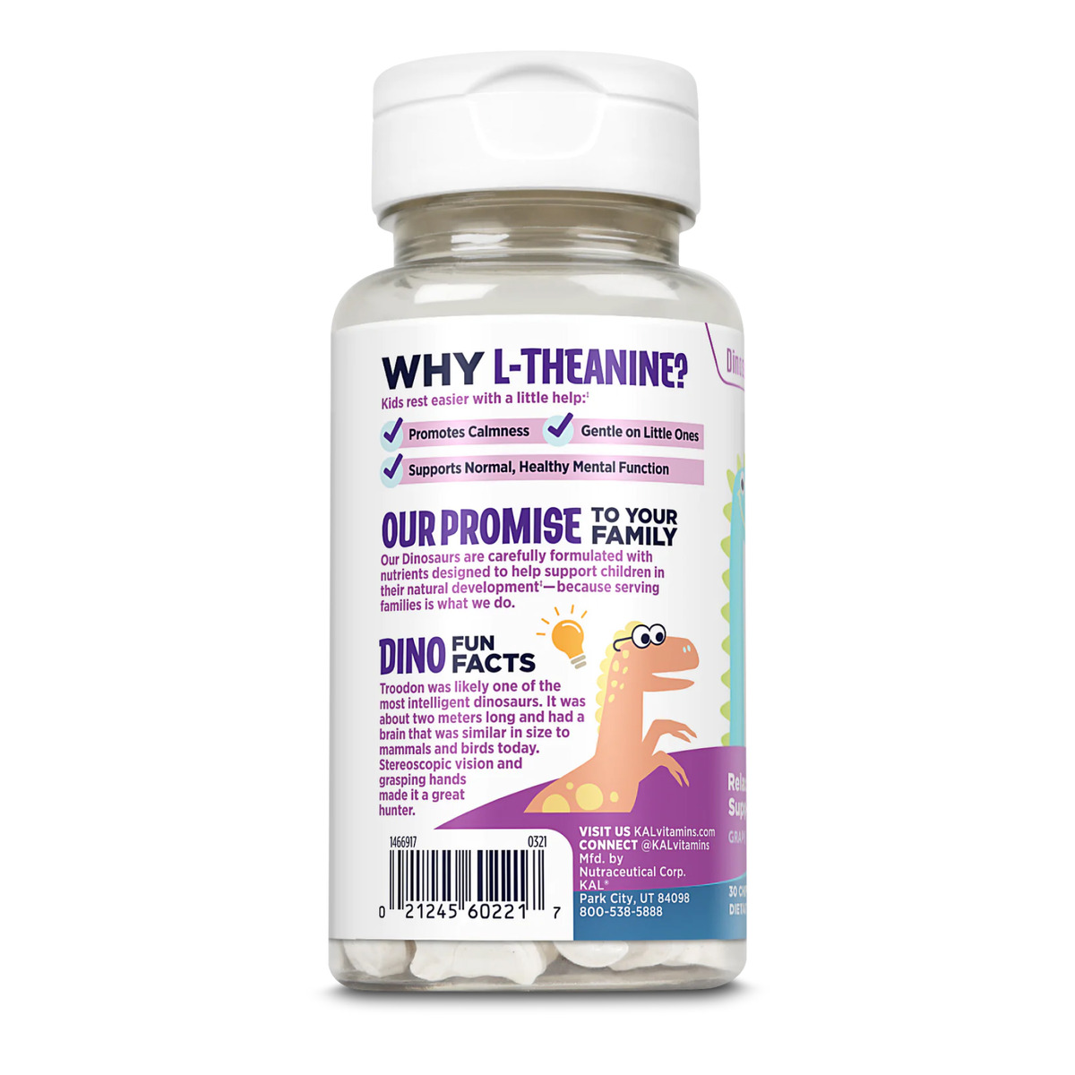 Relax-a-Saurus - 30 chewable Grape. Фото 6