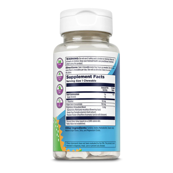 Relax-a-Saurus - 30 chewable Grape. Фото 5