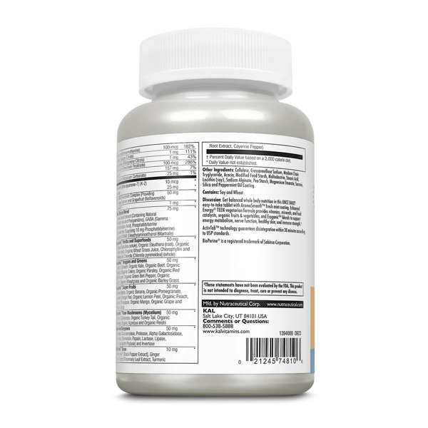 Enhanced Energy for Teens - 60 tabs. Фото 3