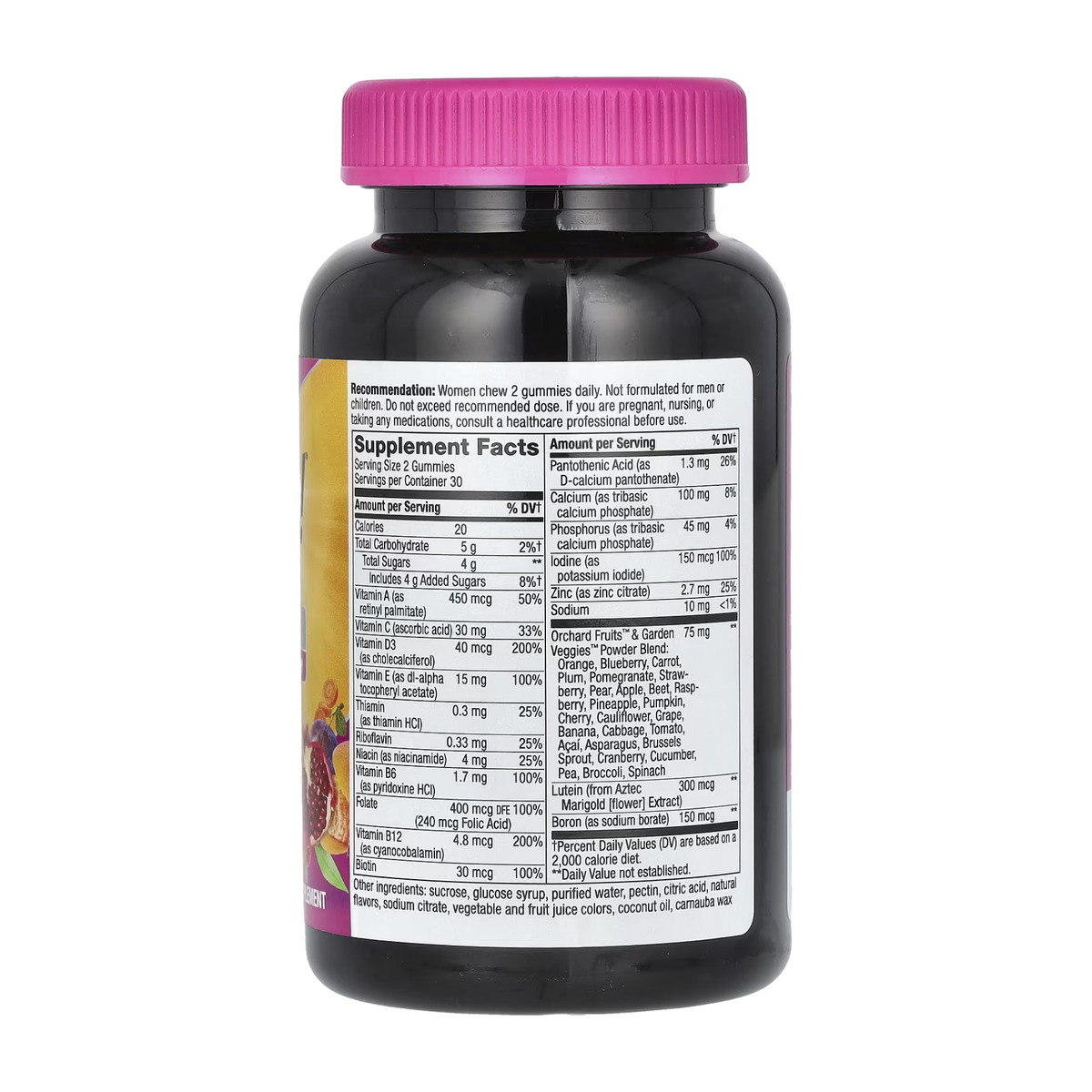 Women's 50+ Multivitamin - 60 gummies. Фото 4