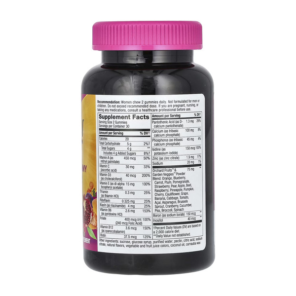 Women's Multivitamin - 60 gummies. Фото 4