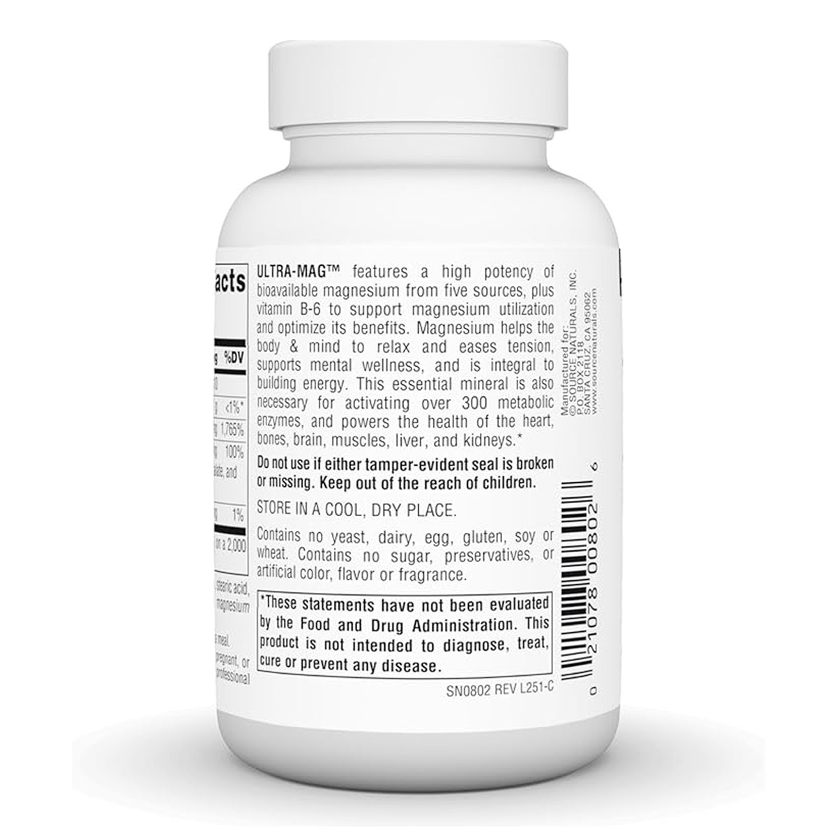 Ultra-Mag Magnesium Complex - 60 tabs. Фото 6
