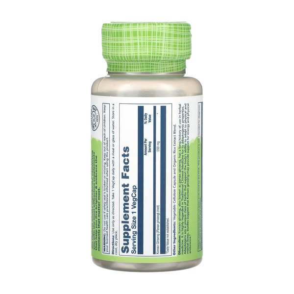 Korean Ginseng Root 550mg - 50 vcaps. Фото 4