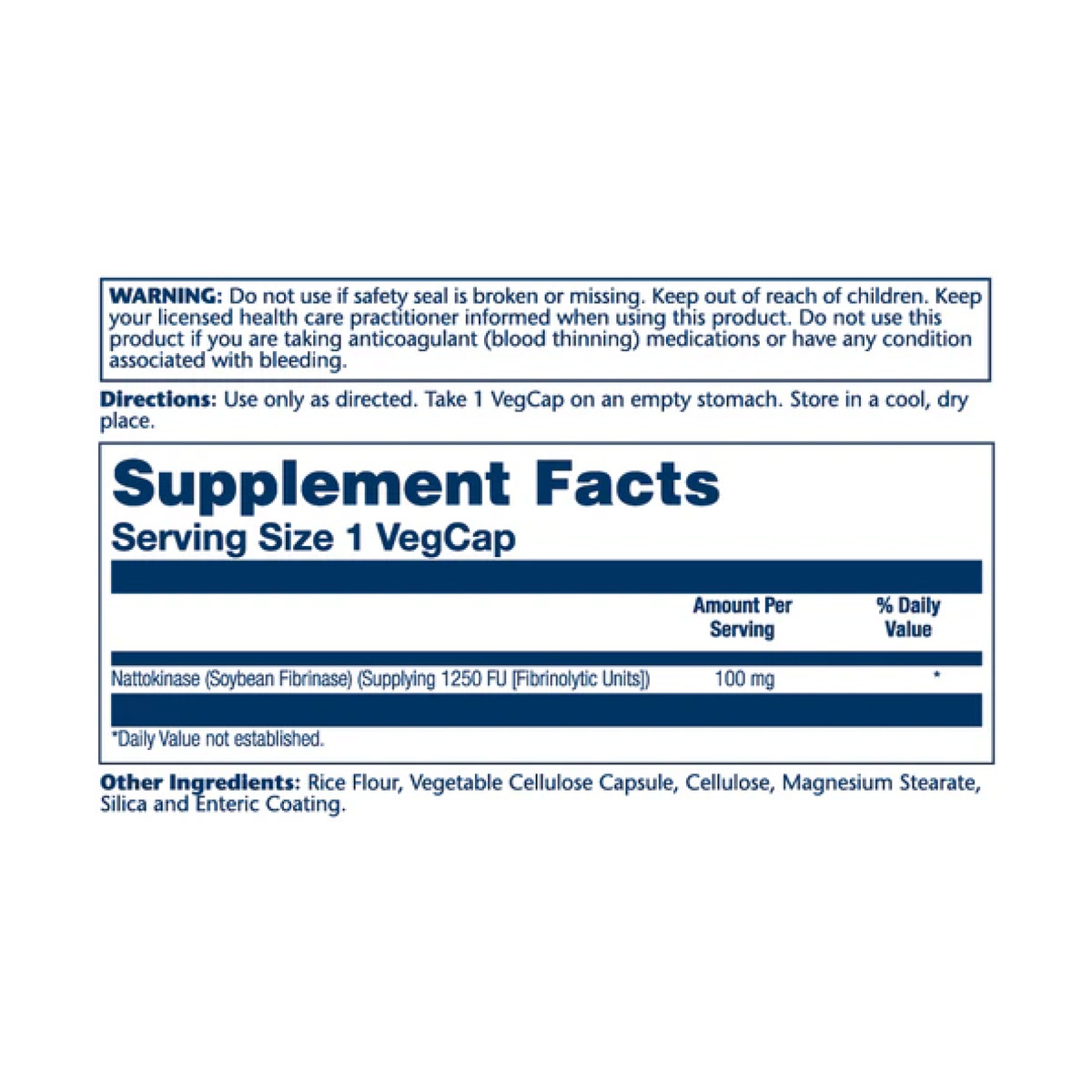 Nattokinase 100mg - 30 vcaps. Фото 2
