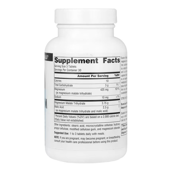 Magnesium Malate 3750 mg - 90 tabs. Фото 2