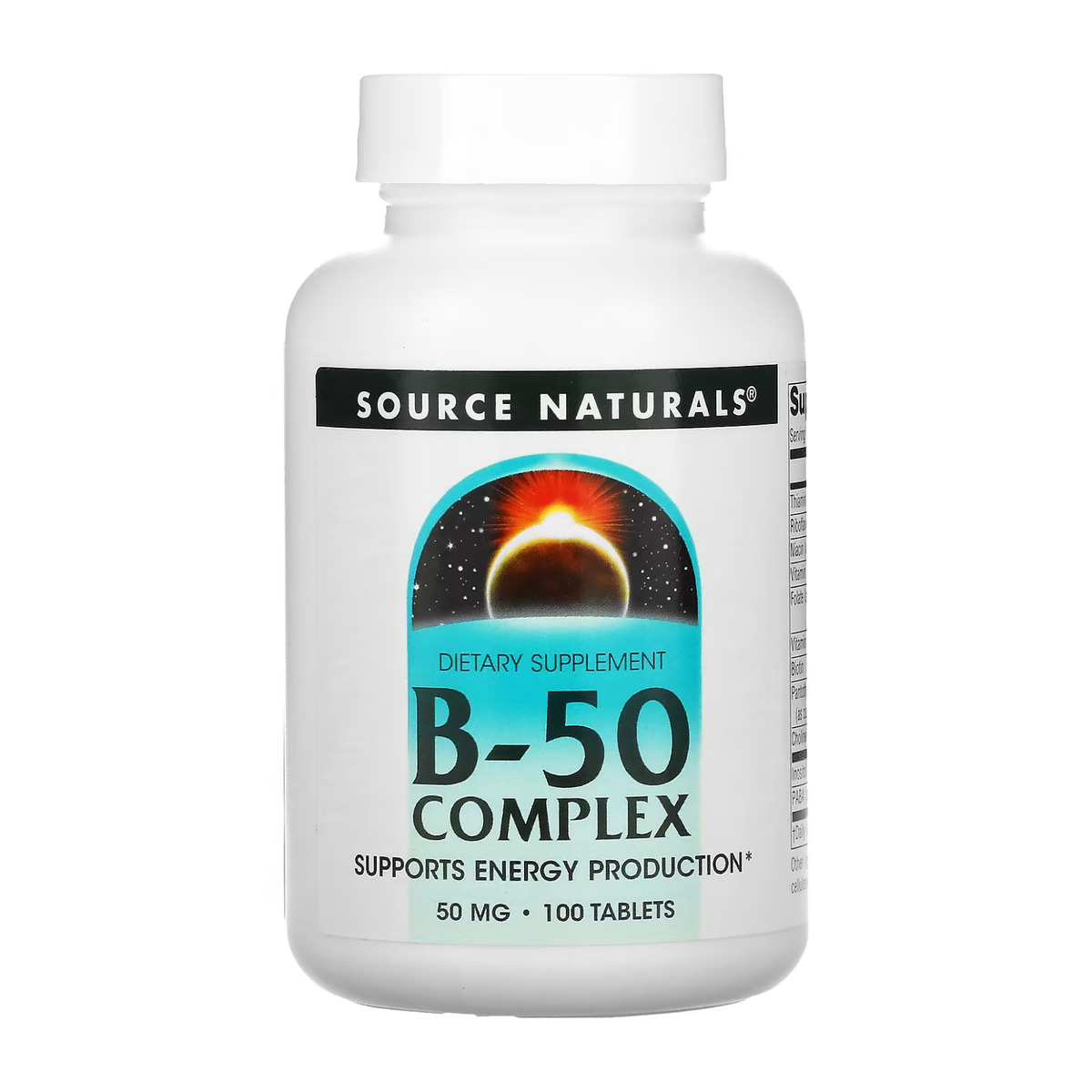 Vitamin B-50 Complex 50mg - 100 tabs. Фото 3