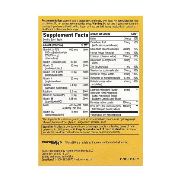 Women's Complete Multivitamin - 50 tabs. Фото 5
