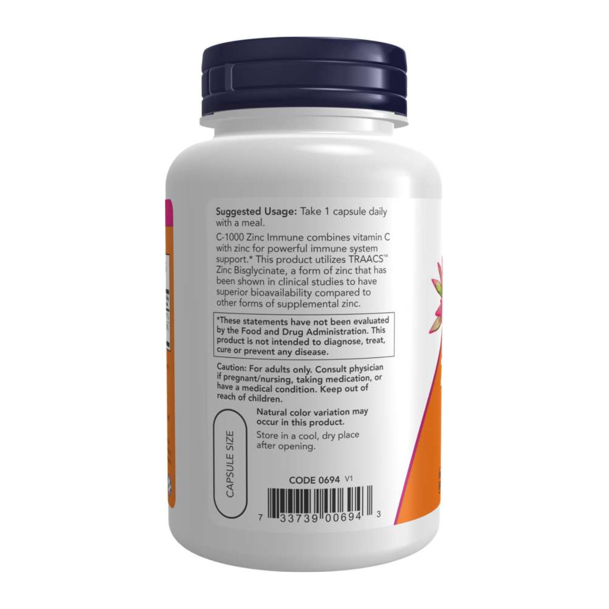 C-1000 Zinc Immune - 180 vcaps. Фото 5