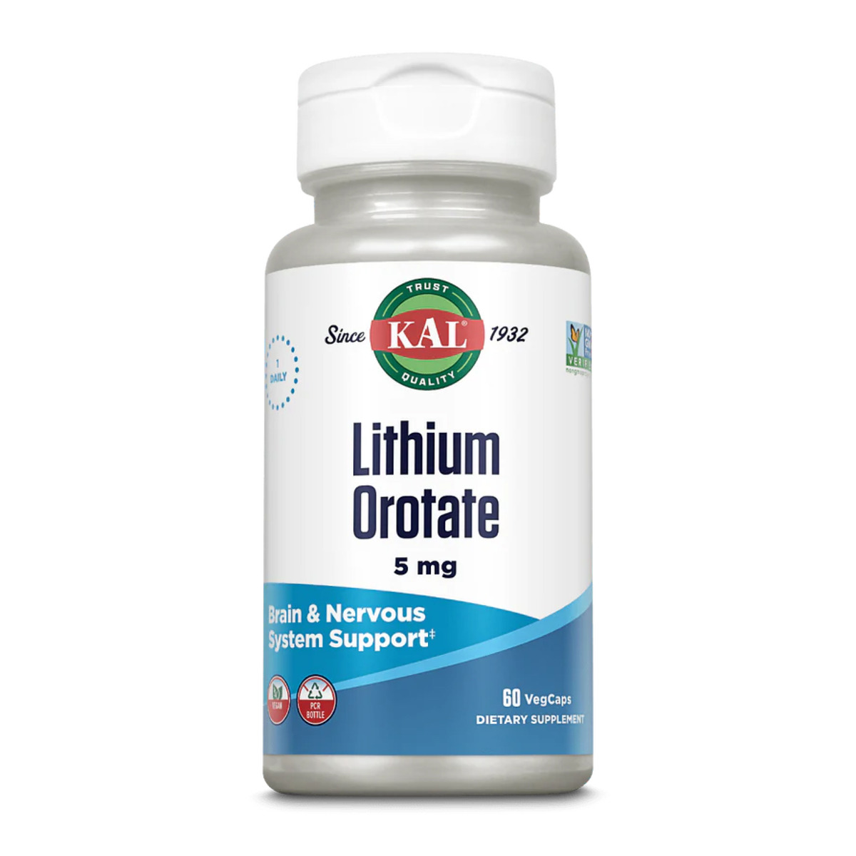 Lithium Orotate 5mg - 60 vcaps. Фото 5