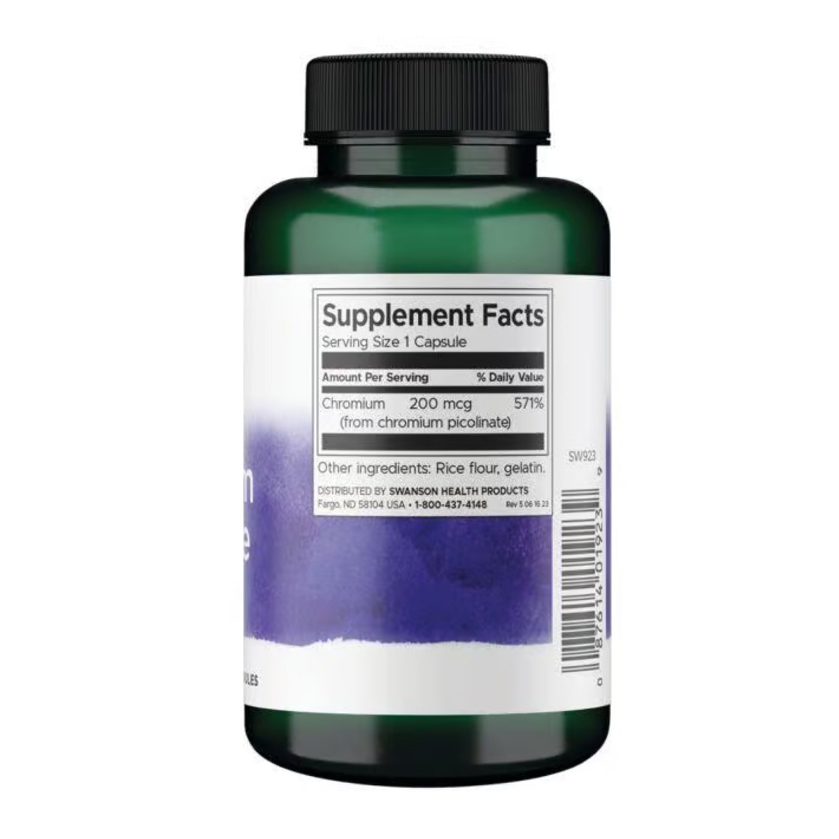 Chromium Picolinate 200mcg - 200 сaps. Фото 2