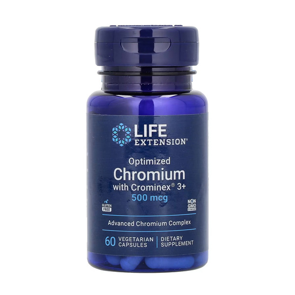 Optimized Chromium with Crominex® 3+ 500 mcg - 60 vcaps. Фото 3