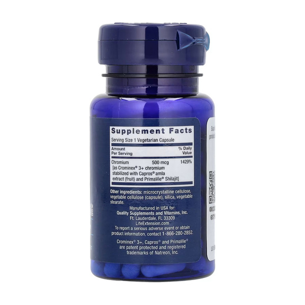 Optimized Chromium with Crominex® 3+ 500 mcg - 60 vcaps. Фото 2