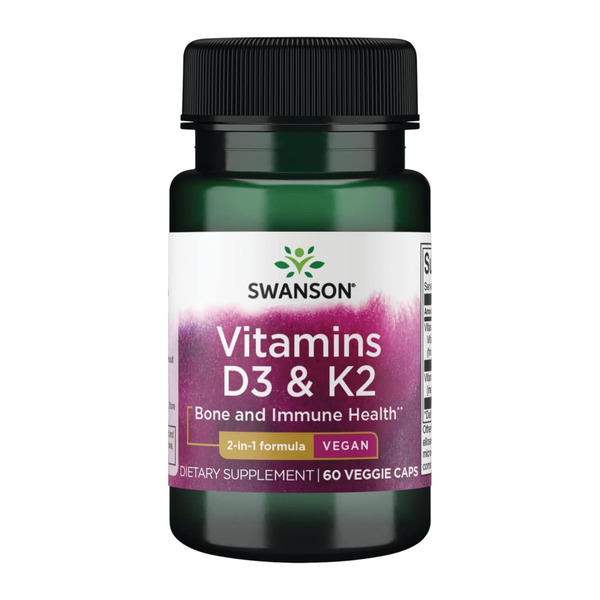 Vitamins D3 & K2 2000 Iu & 75mcg - 60 vcaps. Фото 3