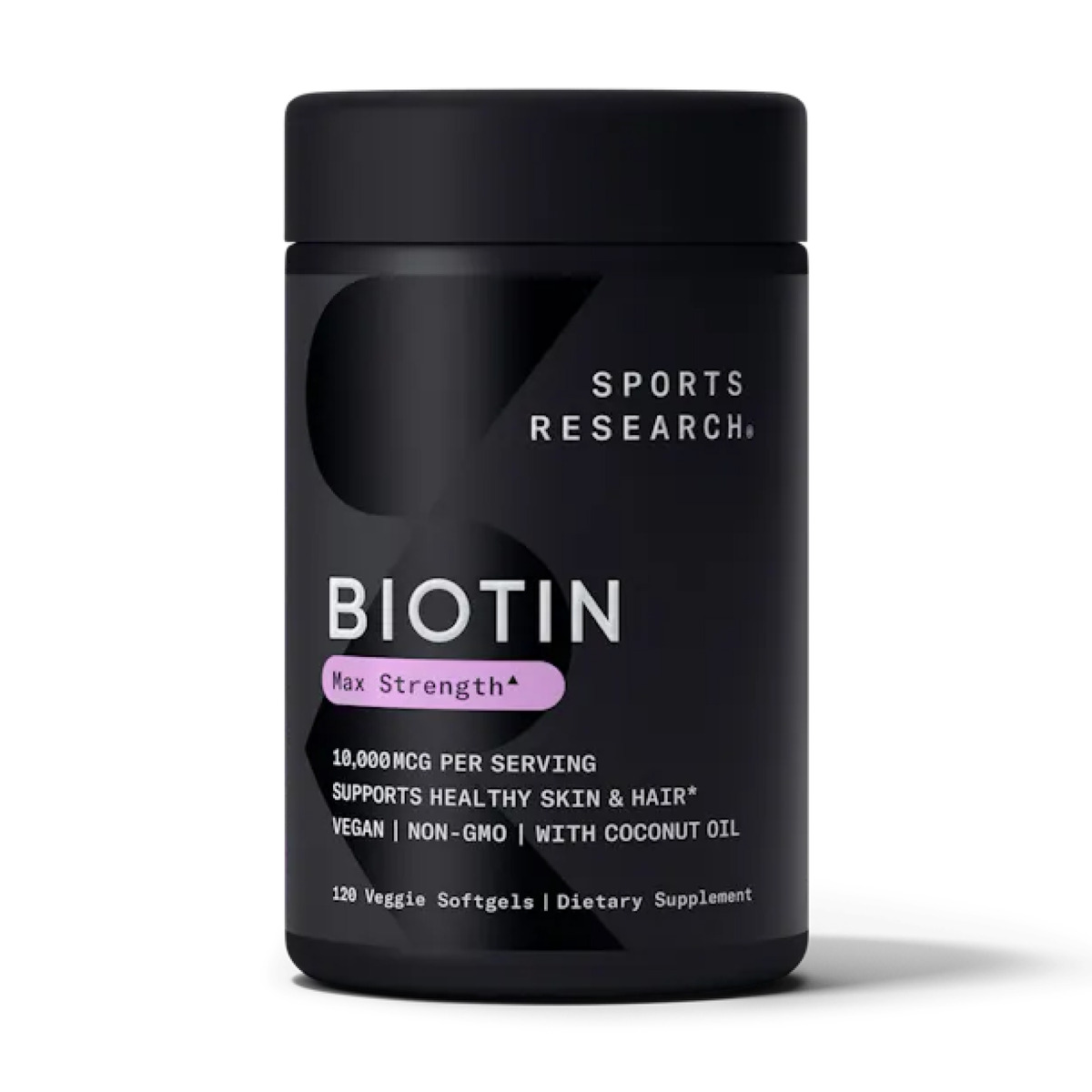 Biotin 10,000mcg - 120 veg softgels. Фото 3