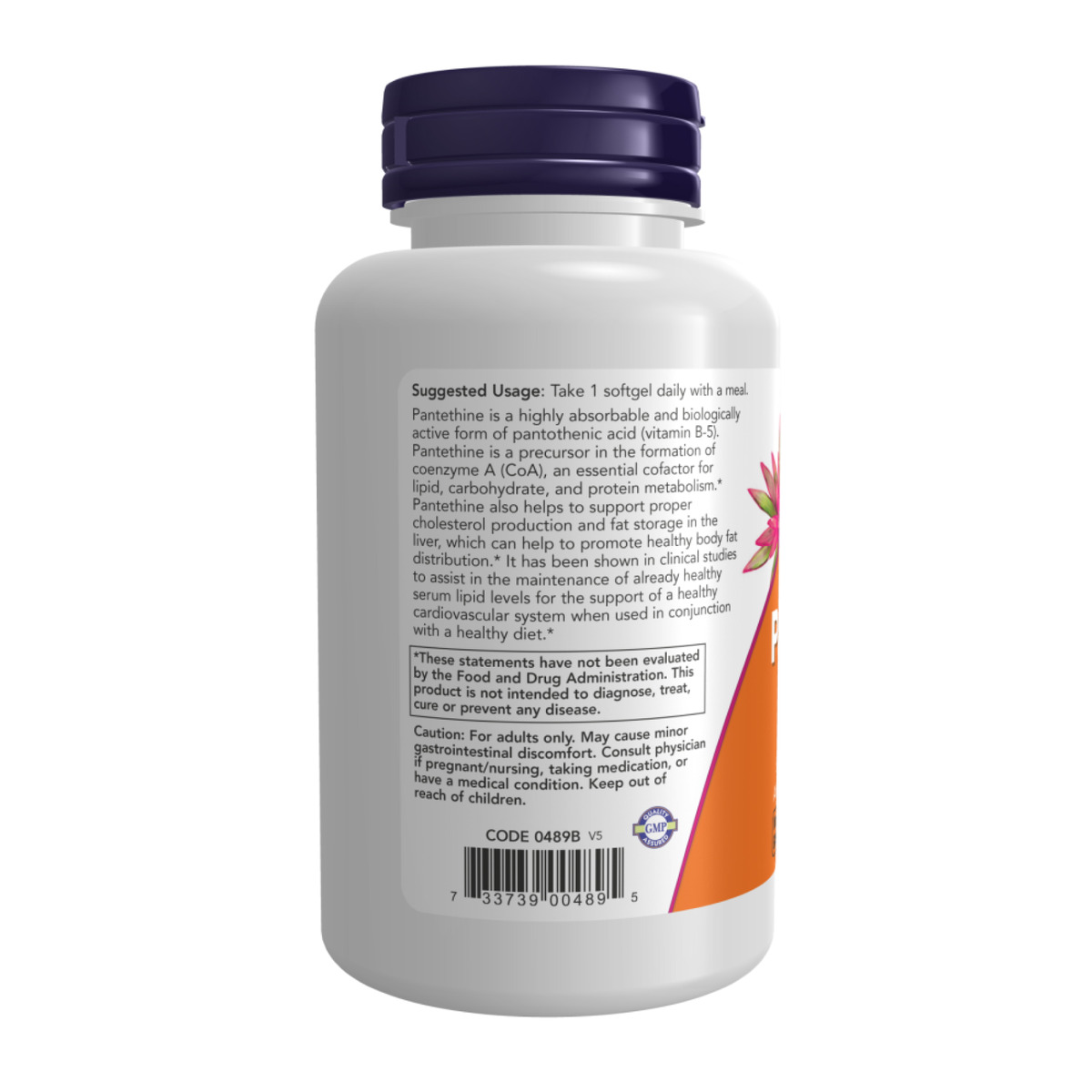 Pantethine 600mg - 60 softgels. Фото 3