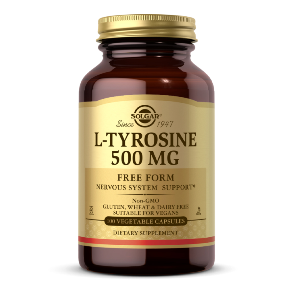 L-Tyrosine 500mg - 100 vcaps. Фото 3