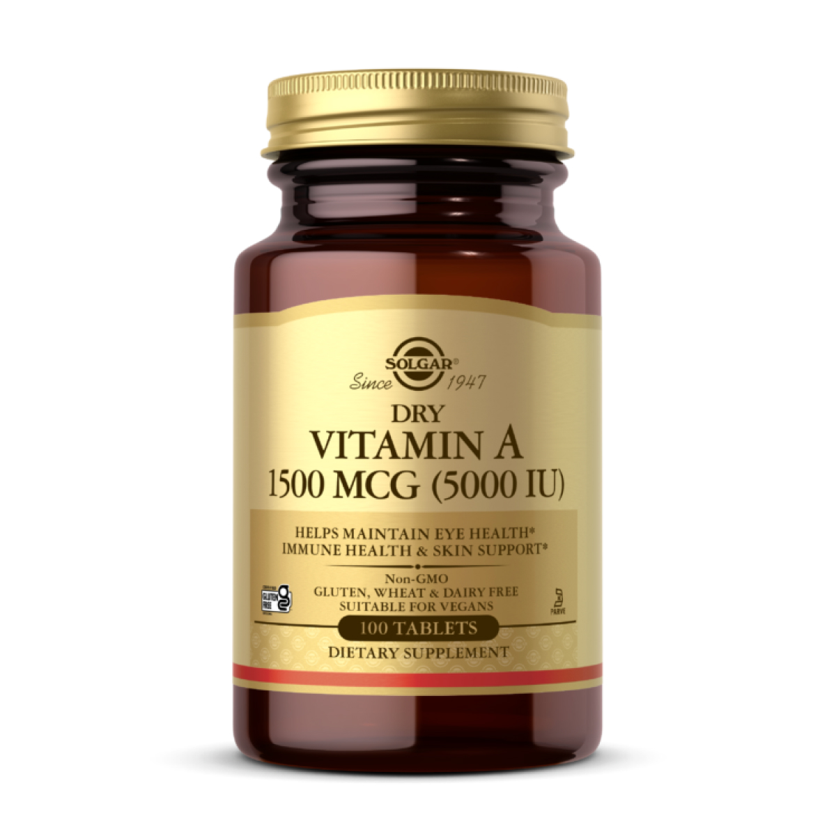 Dry Vitamin A 1500 mcg (5000 IU) - 100 tabs. Фото 3
