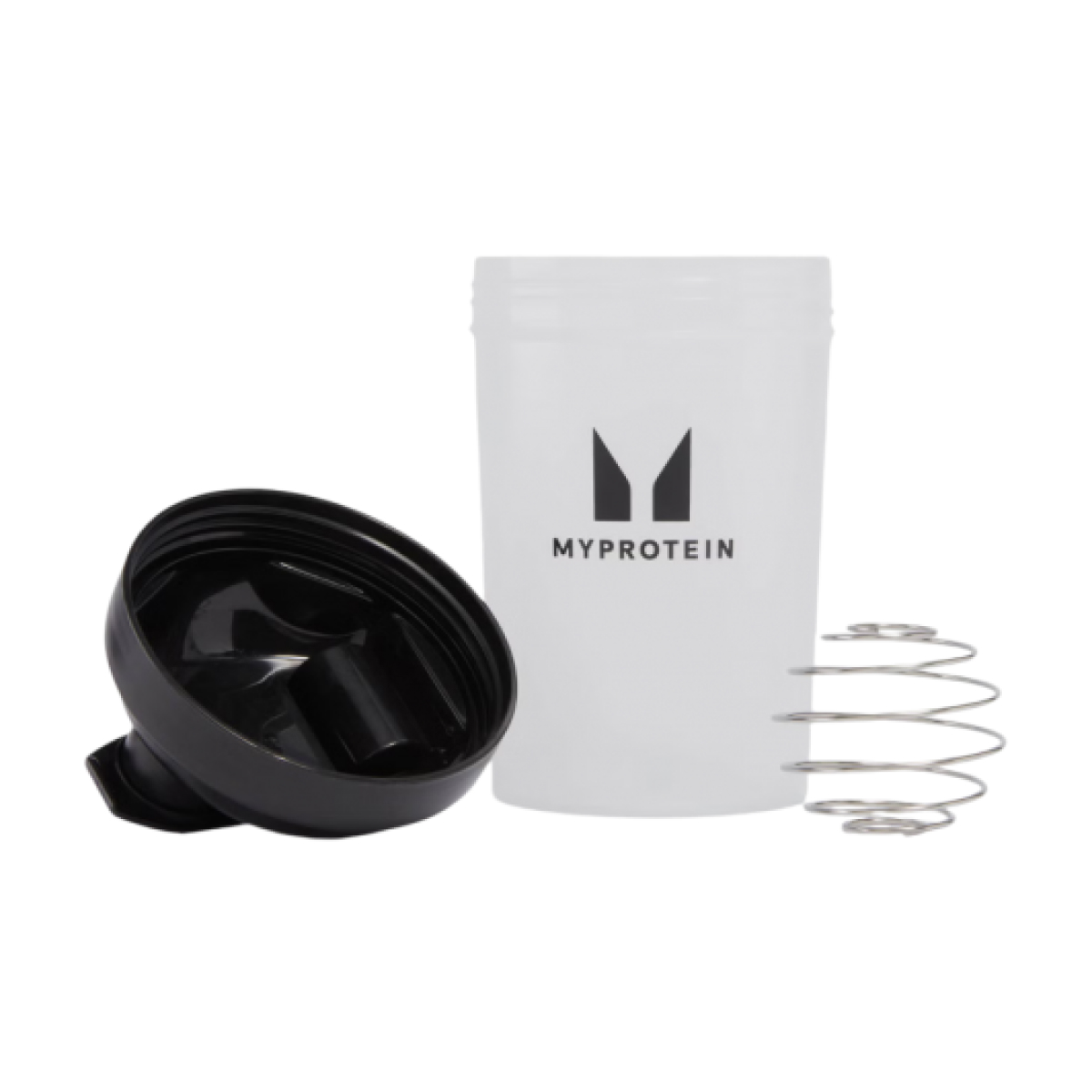 Plastic Shaker - 600ml Clear Black. Фото 4