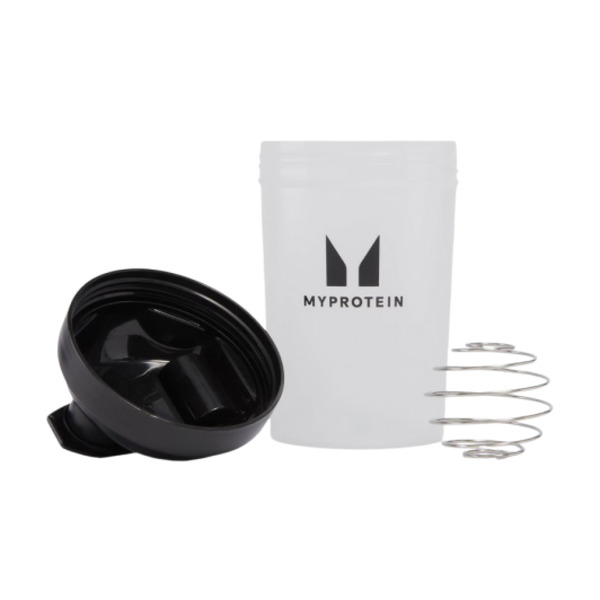 Plastic Shaker - 600ml Clear Black. Фото 4