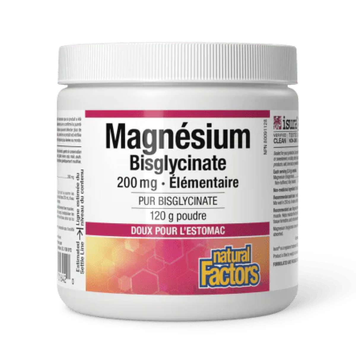 Magnesium Bisglycinate 200mg - 120g Pure. Фото 3