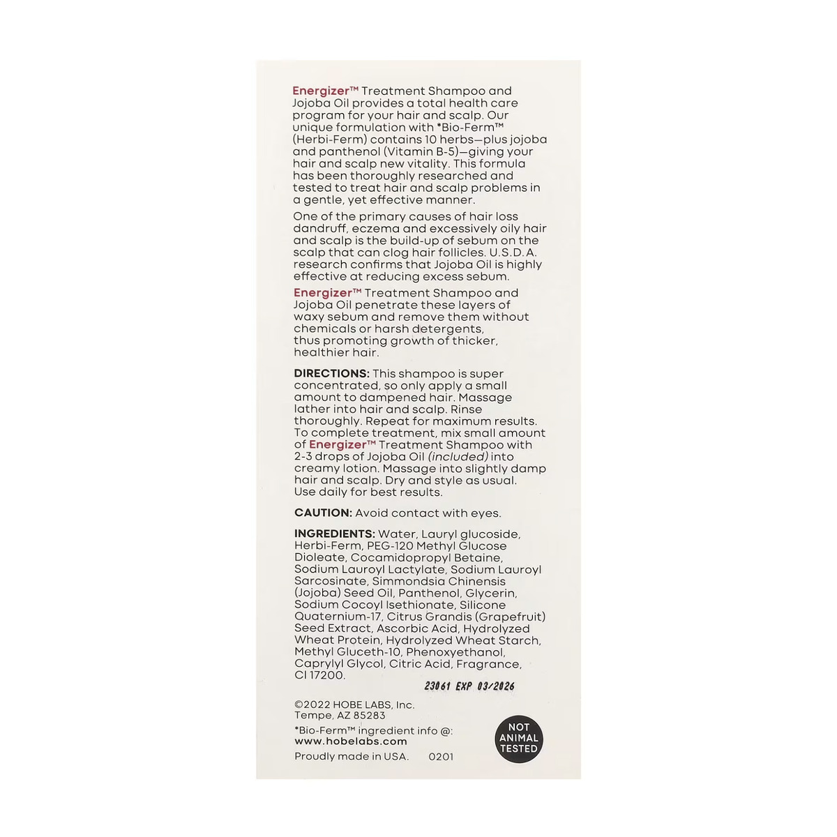 Treatment Shampoo - 118ml. Фото 6