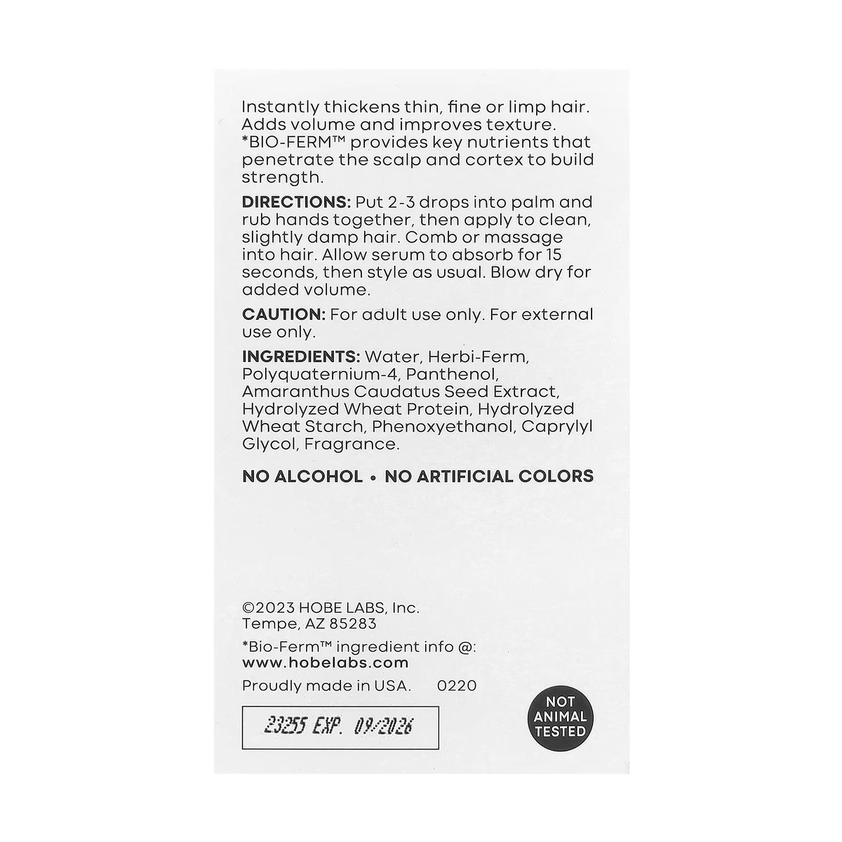 Hair Thickening Serum - 59 ml. Фото 6