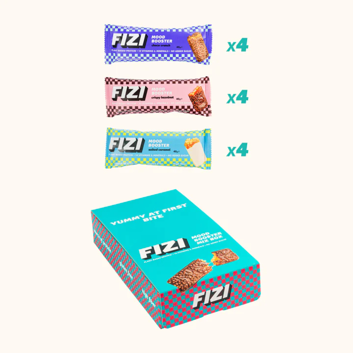 Fizi Mood Booster - 12x40g Mix Box. Фото 3